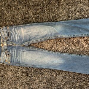 True Religion Blue Straight Leg Jeans Vintage-Inspired